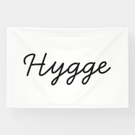 Hygge Black Elegant Banner