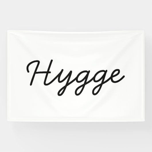 Hygge Black Elegant Banner (Horizontal)