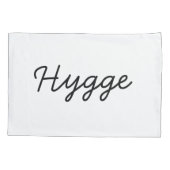 Hygge Black Elegant Kissenbezug (Rückseite)