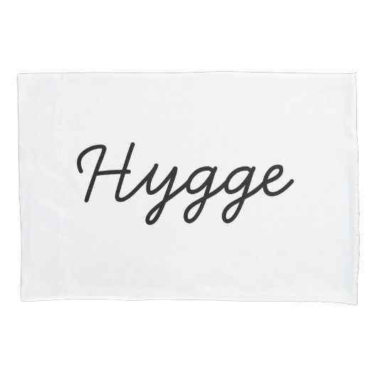 Hygge Black Elegant Kissenbezug (Vorderseite)