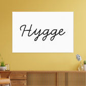 Hygge Black Elegant Leinwanddruck (Insitu (Wohnzimmer))