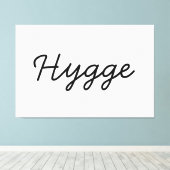 Hygge Black Elegant Leinwanddruck (Insitu (Holzboden))