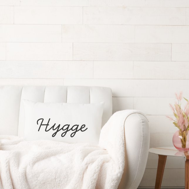 Hygge Black Elegant Lendenkissen (Liege)
