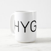 Hygge Black Kaffeetasse (Vorderseite Links)