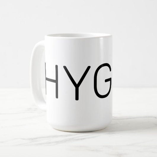 Hygge Black Kaffeetasse (Vorderseite Links)