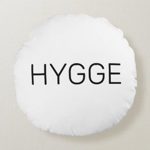 Hygge Black Rundes Kissen