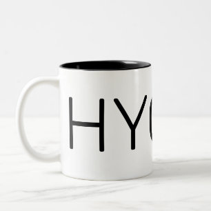Hygge Black Zweifarbige Tasse