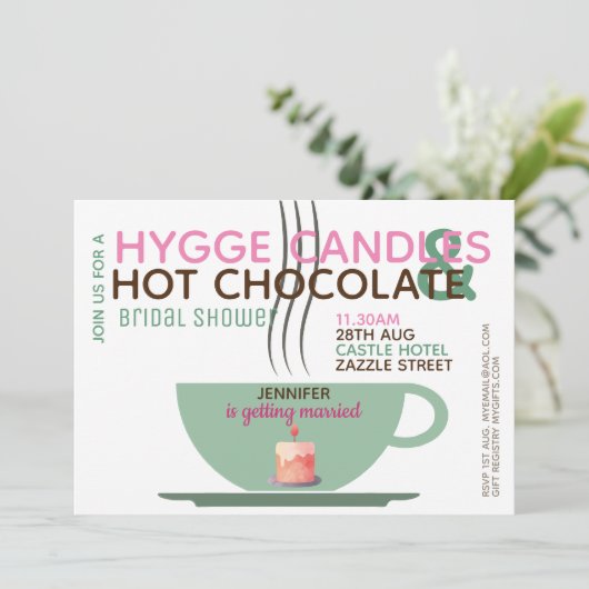 HYGGE-Brautparty oder EINLADUNGEN (Stehend Vorderseite)