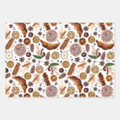 Hygge Christmas Cookie Pattern Geschenkpapier Set (Vorderseite 2)