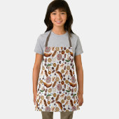 Hygge Christmas Cookie Pattern Schürze (Insitu)