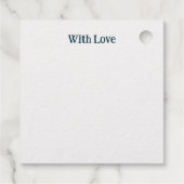 Hygge Christmas Deer Design - skandinavisch Inspir Geschenkanhänger (Rückseite)