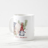 Hygge Christmas Niedlich Gnome Nordic Holidays Kaffeetasse (Vorderseite Links)