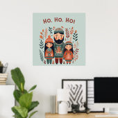 Hygge Christmas Scandinavian Cozy Family Poster (Heimbüro)