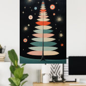 Hygge Christmas Tree Poster (Heimbüro)