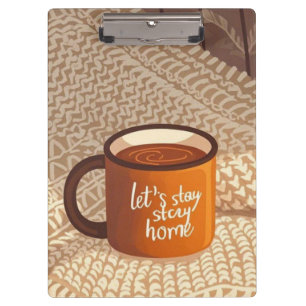 Hygge Cosy Night Celebrate gemütliche Nächte Klemmbrett