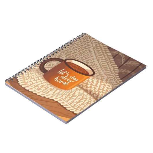 Hygge Cosy Night Celebrate gemütliche Nächte Notizblock (Linke Seite)