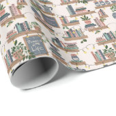 Hygge Cozy Book Corner Geschenkpapier (Rolleneckpunkt)