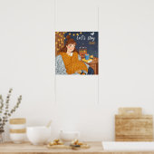 Hygge Cozy Candlelight Night Celebrate Poster (Küche)