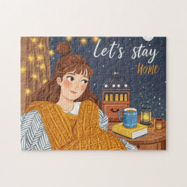 Hygge Cozy Candlelight Night Celebrate Puzzle
