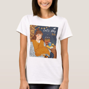 Hygge Cozy Kerzenlicht Nacht Feiern T-Shirt
