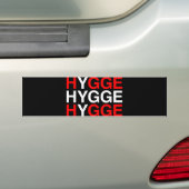 HYGGE Dänische Flagge Autoaufkleber (Auf Auto)