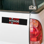 HYGGE Dänische Flagge Autoaufkleber (Auf Lkw)