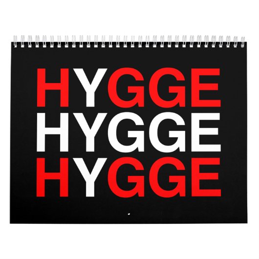 HYGGE Dänische Flagge Kalender (Titelbild)