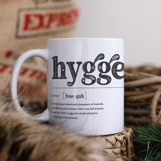 Hygge Definition Dänischer Zitat Gemütliche Jahres Kaffeetasse