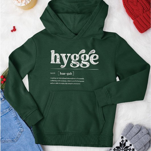 Hygge Definition Dänisches Zitat Nordic Cosy Saiso Hoodie