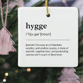 Hygge Definition Gemütliches Urlaubsstil Geschenk Keramikornament