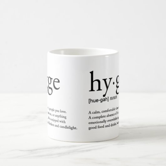 Hygge Definition Kaffeetasse (Mittel)