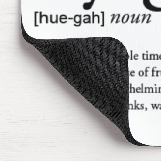 Hygge Definition Mousepad (Ecke)