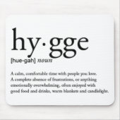 Hygge Definition Mousepad (Vorne)