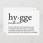 Hygge Definition Postkarte (Vorne/Hinten)