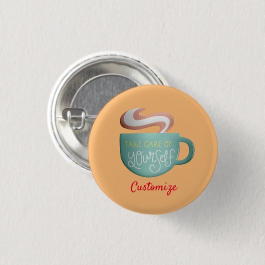 Hygge Drink Self-Care Thunder_Cove Button (Vorne & Hinten)
