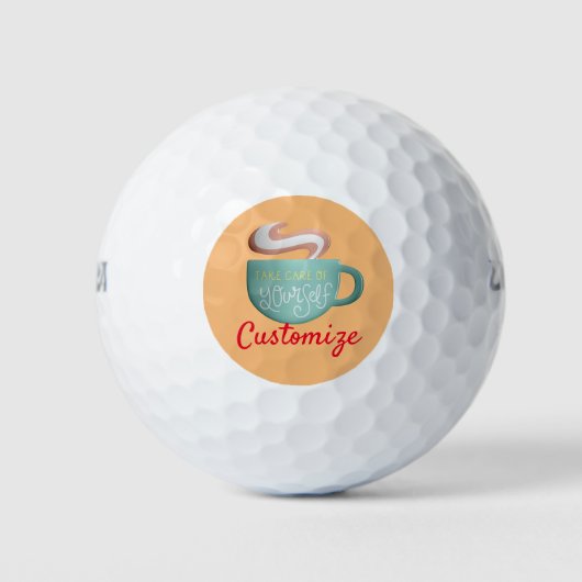 Hygge Drink Self-Care Thunder_Cove Golfball (Vorderseite)