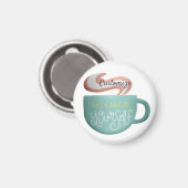 Hygge Drink Self-Care Thunder_Cove Magnet (Vorderseite/Rückseite)