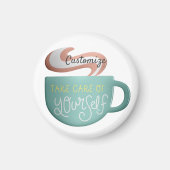 Hygge Drink Self-Care Thunder_Cove Magnet (Vorne)