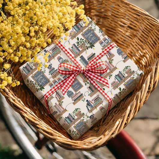Hygge Gemütliche Büchercke Geschenkpapier
