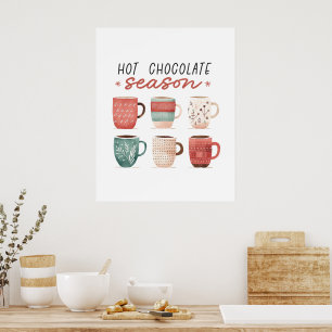 Hygge-Heiße-Schokolade-Saison Poster