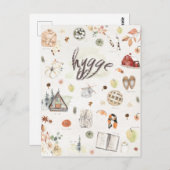 Hygge Herbst Oktober Postkarte (Vorne/Hinten)