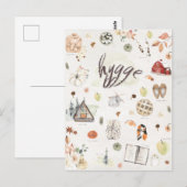 Hygge Herbst Oktober Postkarte (Vorne/Hinten)