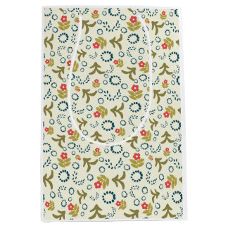 Hygge Holiday Pattern no.1 Geschenktasche Mittlere Geschenktüte