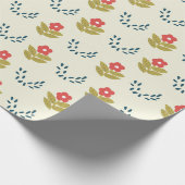 Hygge Holiday Pattern Nr. 2 Geschenkpapier (Ecke)
