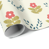 Hygge Holiday Pattern Nr. 2 Geschenkpapier (Rolleneckpunkt)