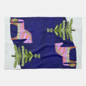 Hygge Horse Winter Scene Küche Handtuch Tee (Horizontal)