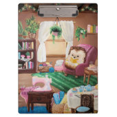 Hygge Igel Klemmbrett (Vorderseite)