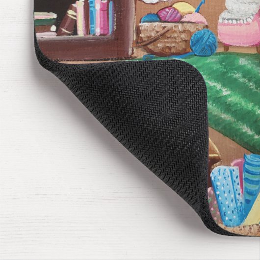 Hygge Igel Mousepad (Ecke)