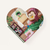 Hygge Igel Notebook Notizblock (Vorderseite)