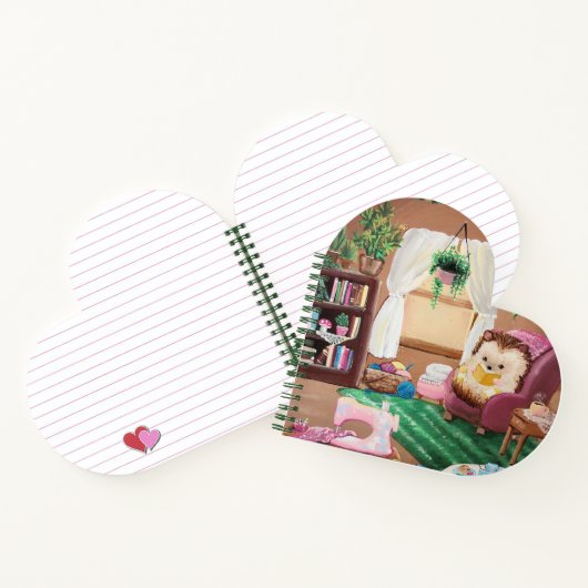 Hygge Igel Notebook Notizblock (Innenseite)